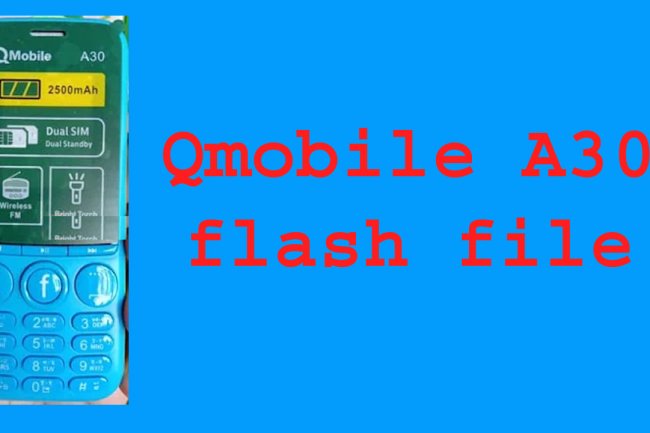 Qmobile A30 flash file