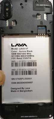 Home LAVA FLASH FILE Lava Benco V7 Flash File SPD Pac File Download