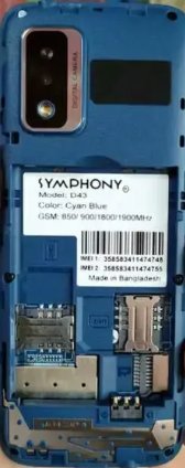 Symphony D43 flash file