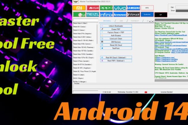 Master Tool Free Unlock Tool