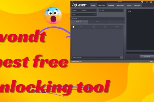 Evondt best free unlocking tool
