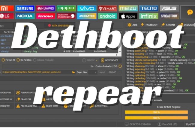 Wiko t50 dethboot repear file