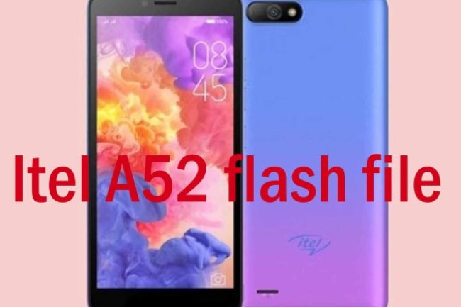Itel A52 flash file