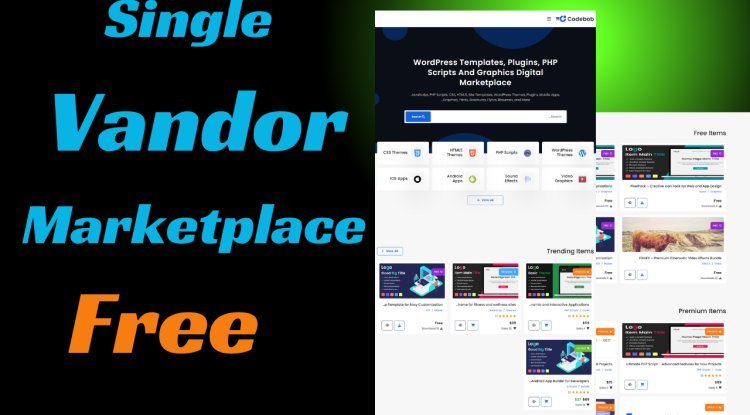 Single Vendor Market Place