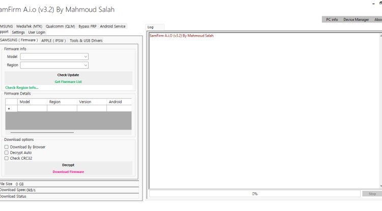 SamFirm Unlock Tool