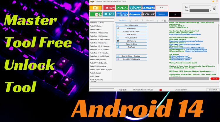 Master Tool Free Unlock Tool