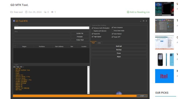 GD Mtk  unlock tool