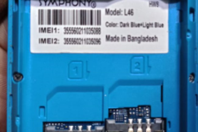 Symphony L46 hw8 flash file