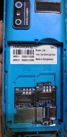 Symphony L46 hw8 flash file