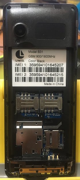 Lite TEL B31 Flash File