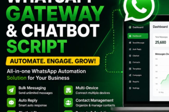 WhatsApp Gateway Script